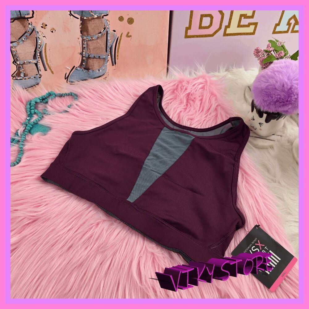 💕 NWT Victoria's Secret VSX Mesh Sport Bralette Sz Small 💕